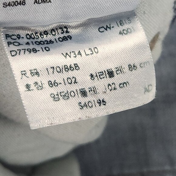 Levi's 569 Jeans Men's 34x30 Blue Loose Fit Straight Leg Distressed Denim Pants - Picture 10 of 16